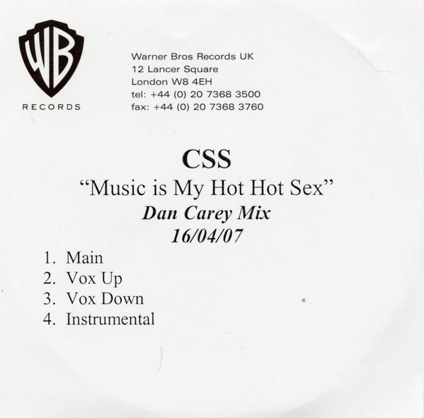 Music Is My Hot Hot Sex (Dan Carey Mix)