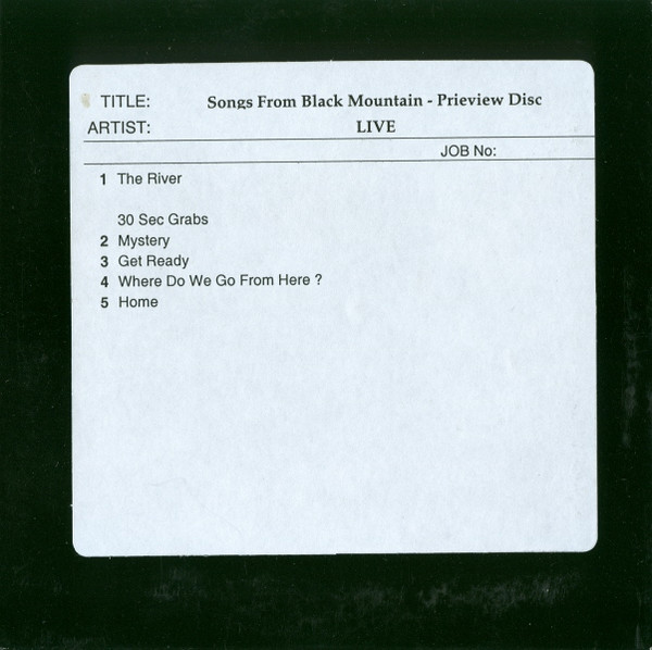 Songs From Black Mountain - Prieview Disc