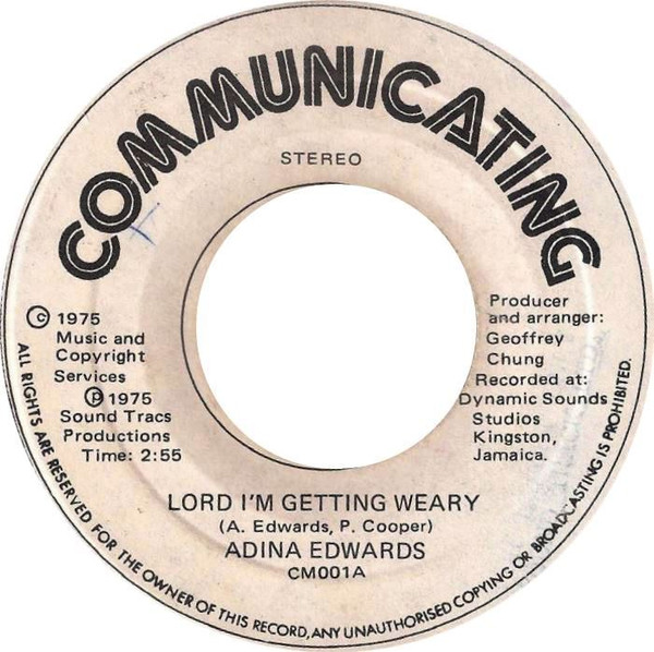Lord I'm Getting Weary / Prayer For The Blind