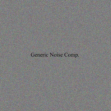 Generic Noise Comp.