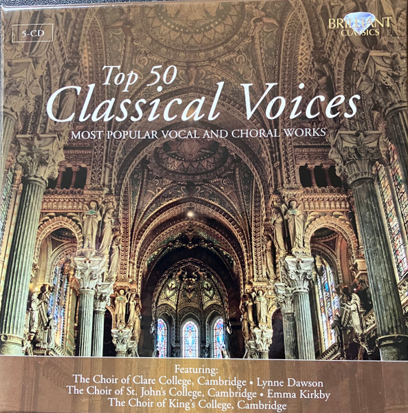 Top 50 Classical Voices, Most Popular Vocal and Choral Works