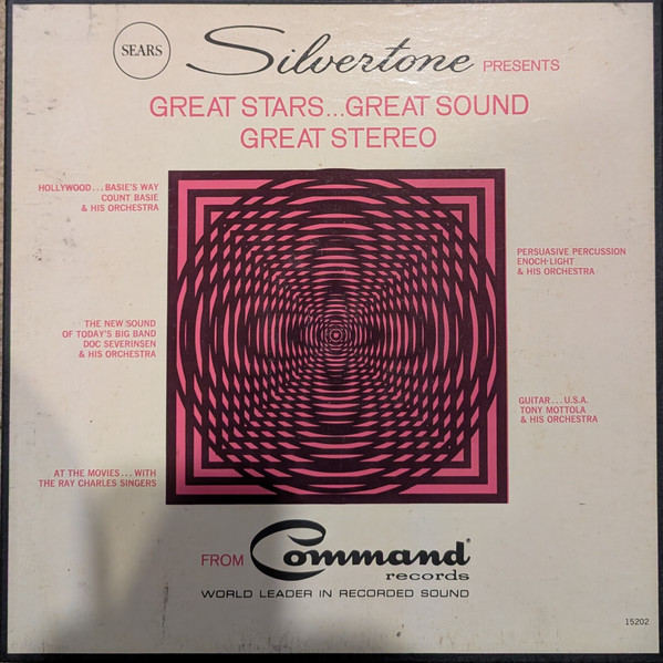 Sears Silvertone Presents Great Stars...Great Sound Great Stereo