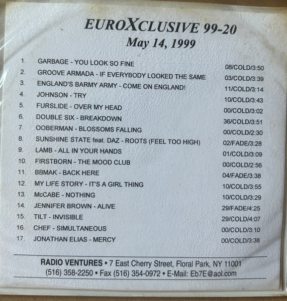 EuroXclusive 99-20 (May 14, 1999)