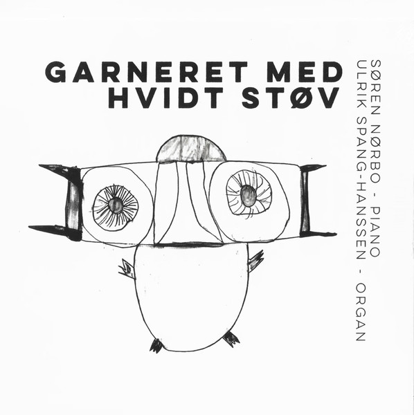 Garneret med hvidt støv