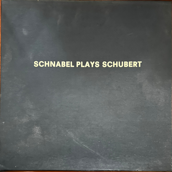 Schnabel Plays Schubert