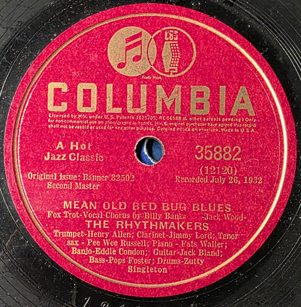 Mean Old Bed Bug Blues / Yellow Dog Blues