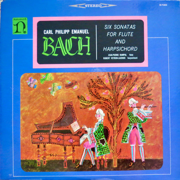 Six Sonatas For Flute And Harpsichord