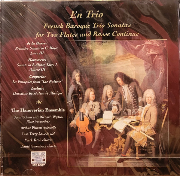 En Trio:  French Baroque Trio Sonatas for Two Flutes and Basso Continuo