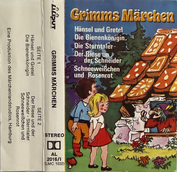 Grimms Märchen - Hänsel Und Gretel / Die Bienenkönigin / Der Riese Und Der Schneider / Sterntaler / Schneeweißchen Und Rosenrot