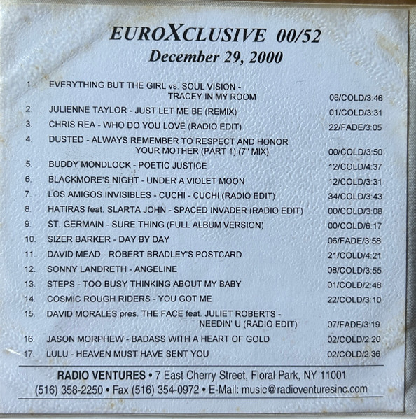 EuroXclusive 00/52 (December 29, 2000)