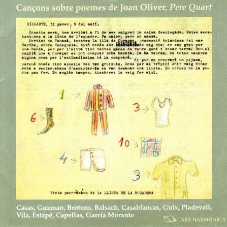 Cançons Sobre Poemes De Joan Oliver, Pere Quart