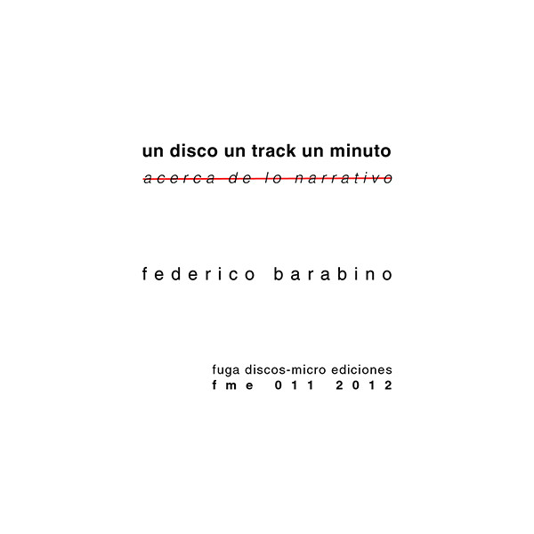 Un Disco, Un Track, Un Minuto