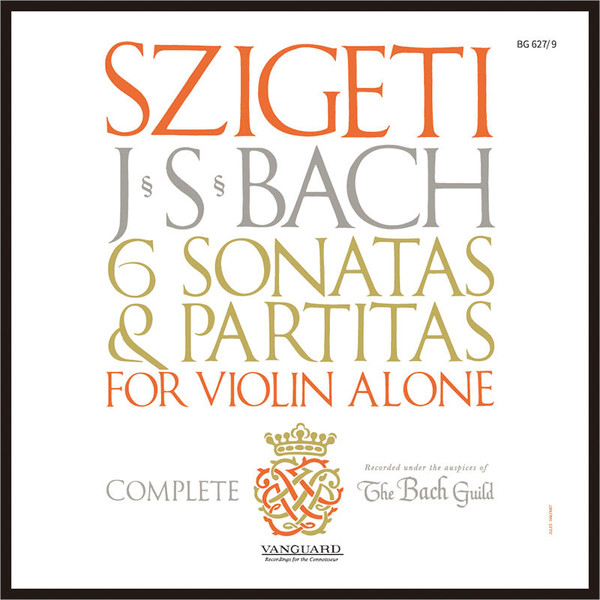 6 Sonatas & Partitas For Violin Alone