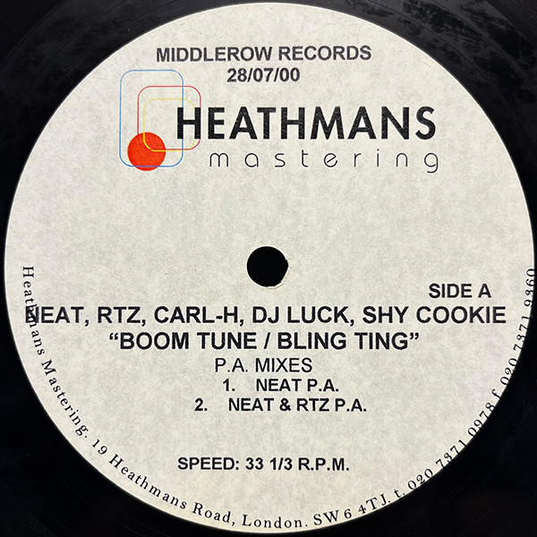 Boom Tune / Bling Ting (P.A. Mixes)