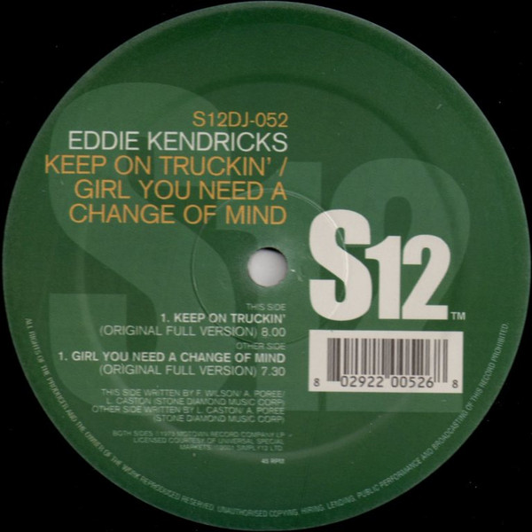 Keep On Truckin' / Girl You Need A Change Of Mind