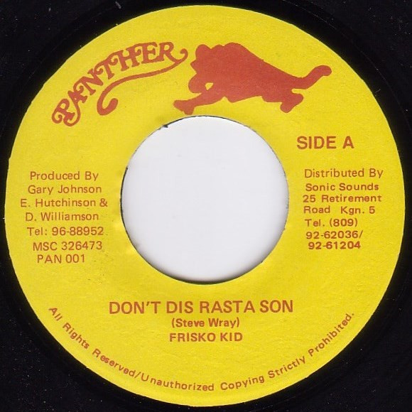 Don't Dis Rasta Son
