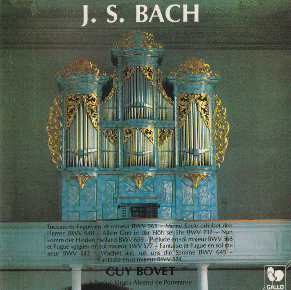 Guy Bovet À L'Orgue Jürgen Ahrend De Porrentruy