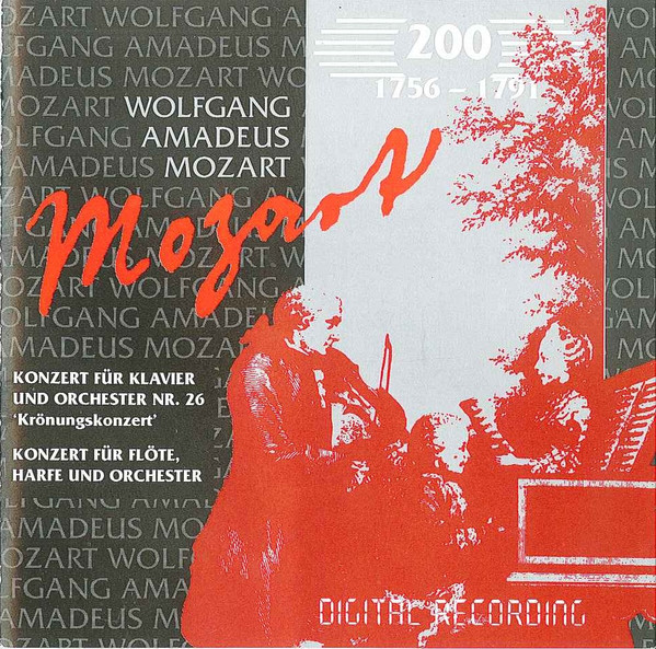 Konzert Für Klavier Und Orchester Nr. 26 "Krönungskonzert" / Konzert Für Flöte, Harfe Und Orchester