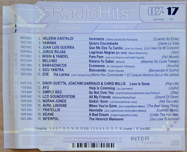 Radio Hits 07-17 (Junio - B)