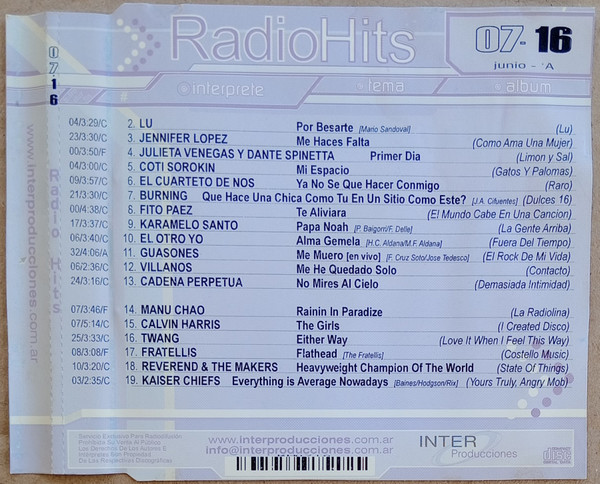 Radio Hits 07-16 (Junio - A)