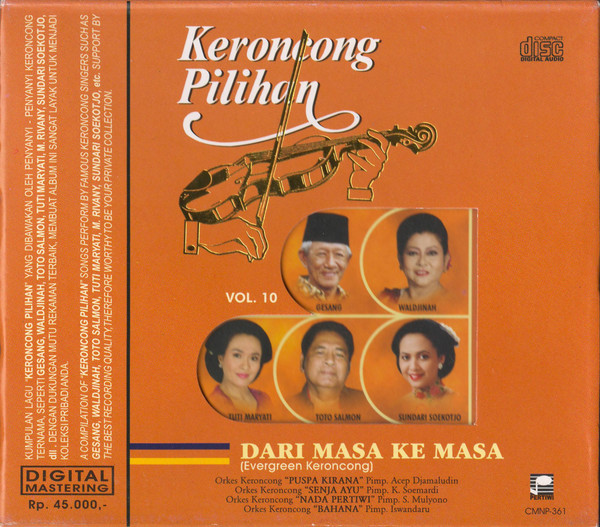 Keroncong Pilihan Dari Masa Ke Masa Vol. 10 (Evergreen Recording)