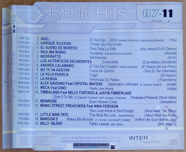Radio Hits 07-11 (Abril - B)
