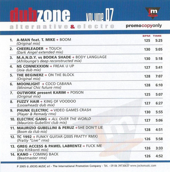 Dub Zone Volume 07 (Alternative & Electro)