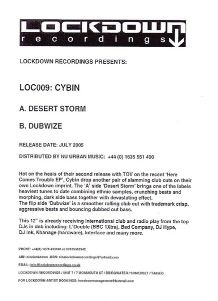 Desert Storm / Dubwize