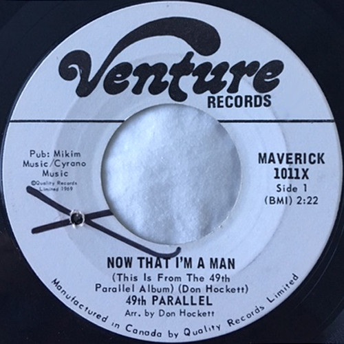 Now That I'm A Man / (Come On Little Child &) Talk To Me