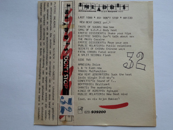 Last '88  A51 Don't Stop New Beat Dance Prt. 1
