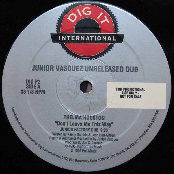 Junior Vasquez Unreleased Dub