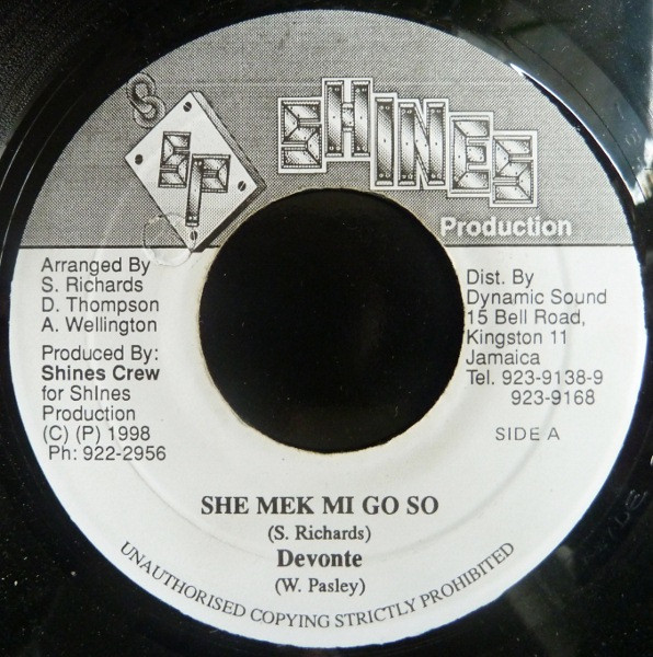 She Mek Mi Go So