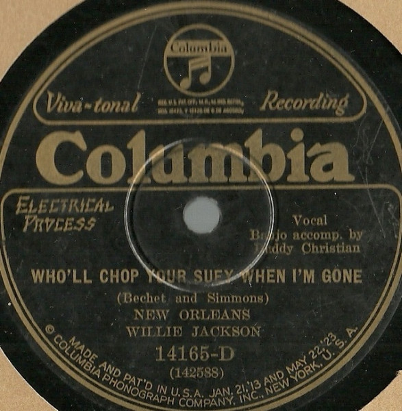 Who'll Chop Your Suey When I'm Gone? / Charleston Hound