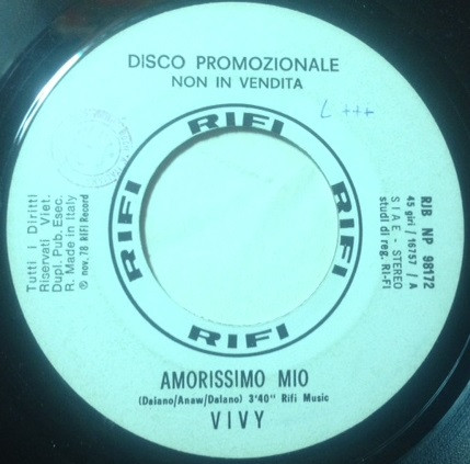 Amorissimo Mio