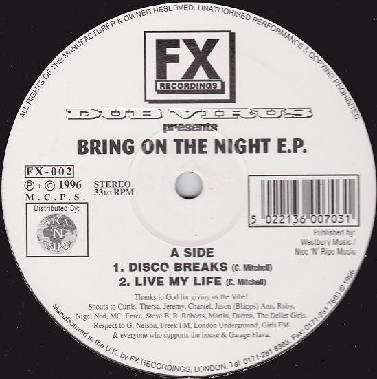 Bring On The Night E.P.