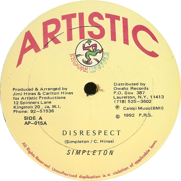 Disrespect / One Up