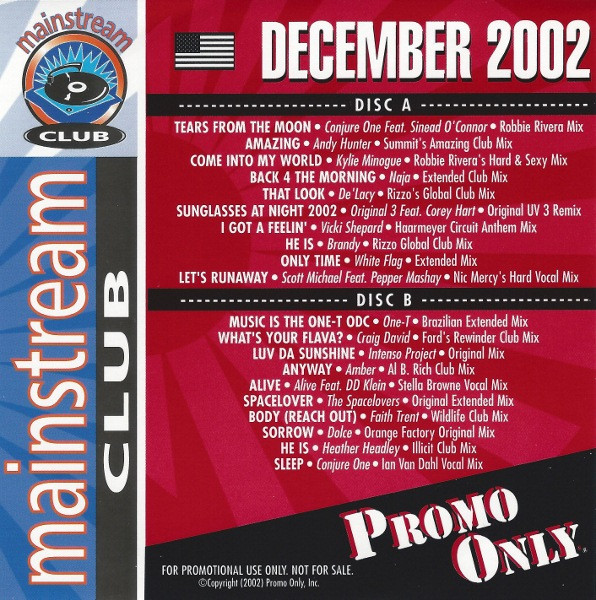 Promo Only Mainstream Club: December 2002