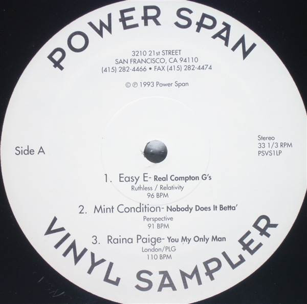 Power Span Vinyl Sampler
