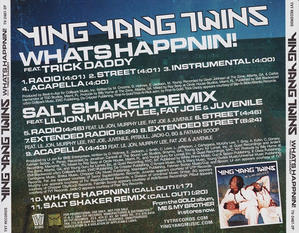 What's Happnin! / Salt Shaker (Remix)