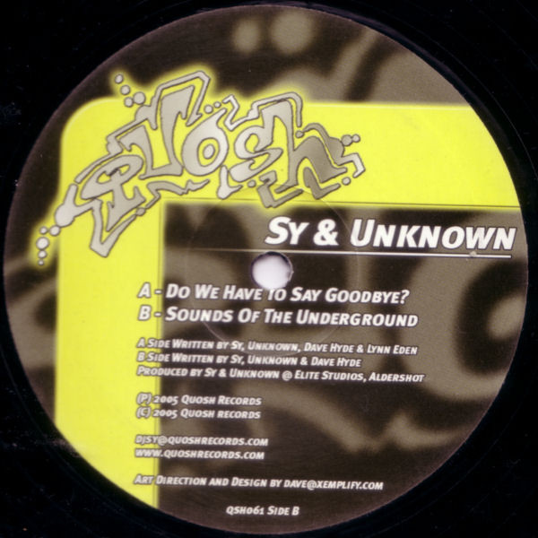Do We Have To Say Goodbye? / Sounds Of The Underground