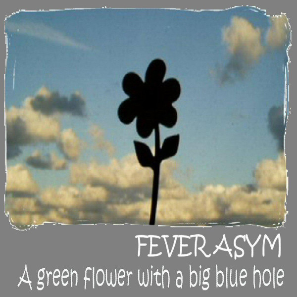 A Green Flower With A Big Blue Hole