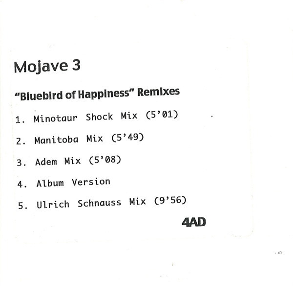 Bluebird Of Happiness Remixes