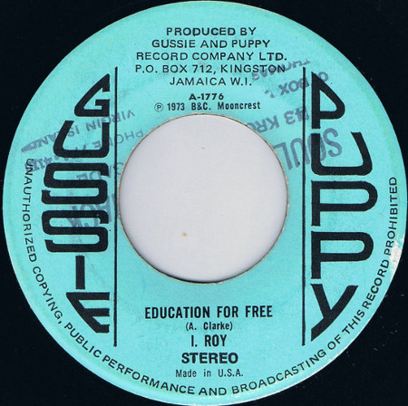 Education For Free / Presenting I Roy