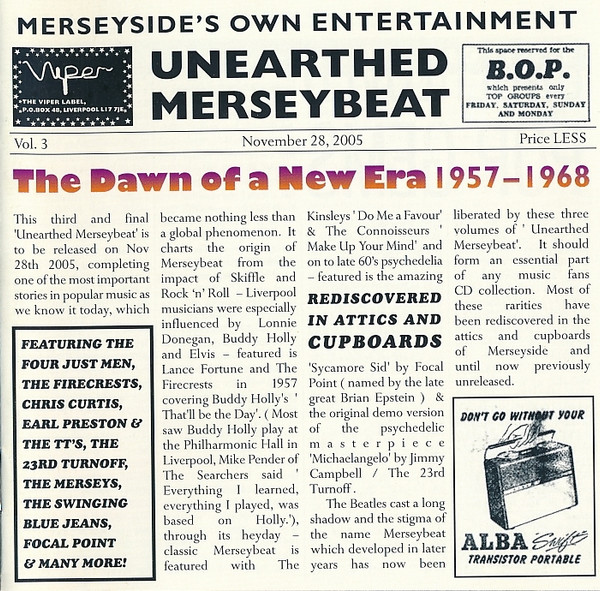 Unearthed Merseybeat Vol.3 - The Dawn Of A New Era 1957-1968