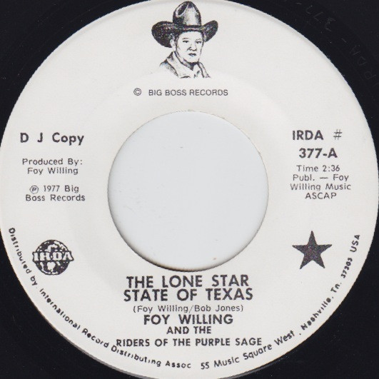 The Lone Star State Of Texas / Brandy (Still Cries In The Morning)