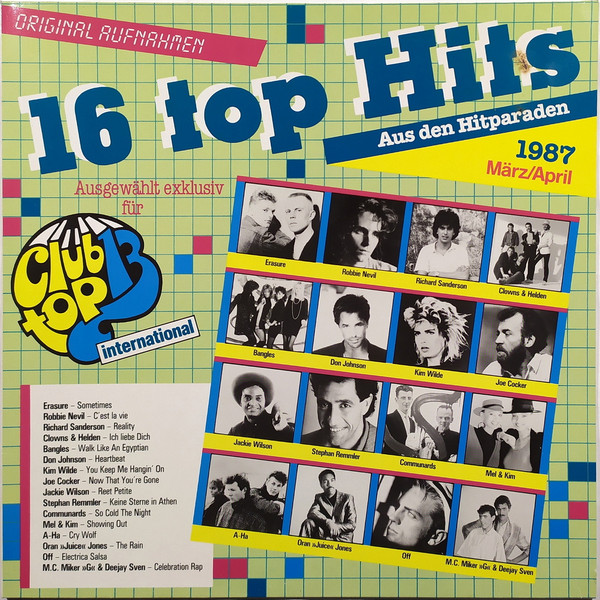 16 Top Hits International März/April 1987