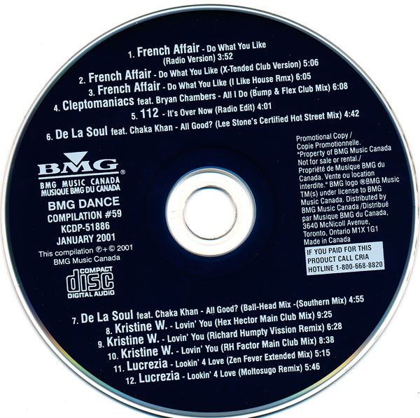 BMG Dance Compilation #59