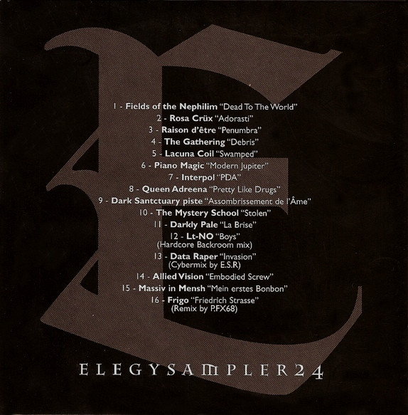 Elegy Sampler 24