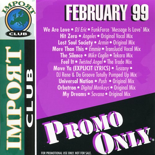 Promo Only Import Club February 99