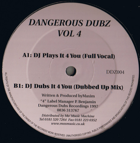 Dangerous Dubz Vol 4